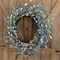 18inch Artificial Forsythia Flower Wreath, All Year Around Wreath for Front Door, Wedding Window Home Wall Indoor Front Door Decor (Blue, 18in)